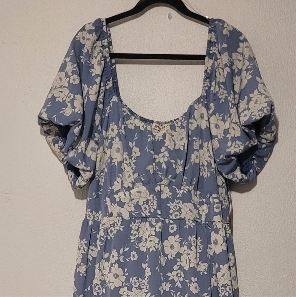 Inspired Hearts Cream Puff Sleeve Sundress